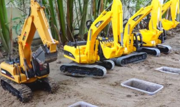 挖掘机视频,高效施工的钢铁巨兽风采